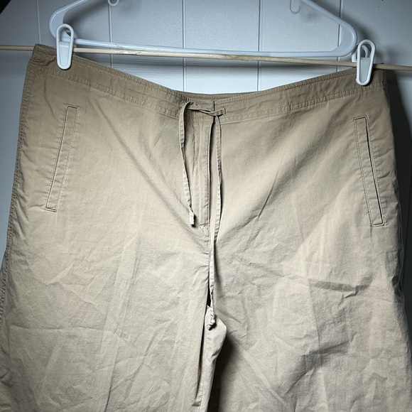 Talbots Classic Stretch Pants Women's Plus Size 18 Beige Straight Career Tan - Picture 3 of 8